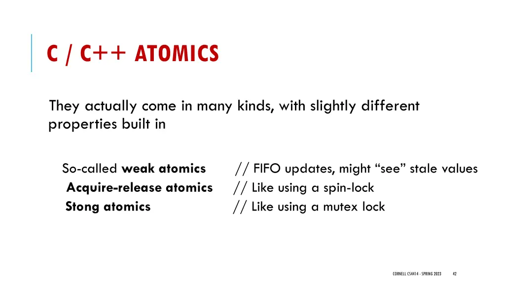 c c atomics