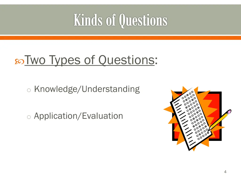 kinds of questions