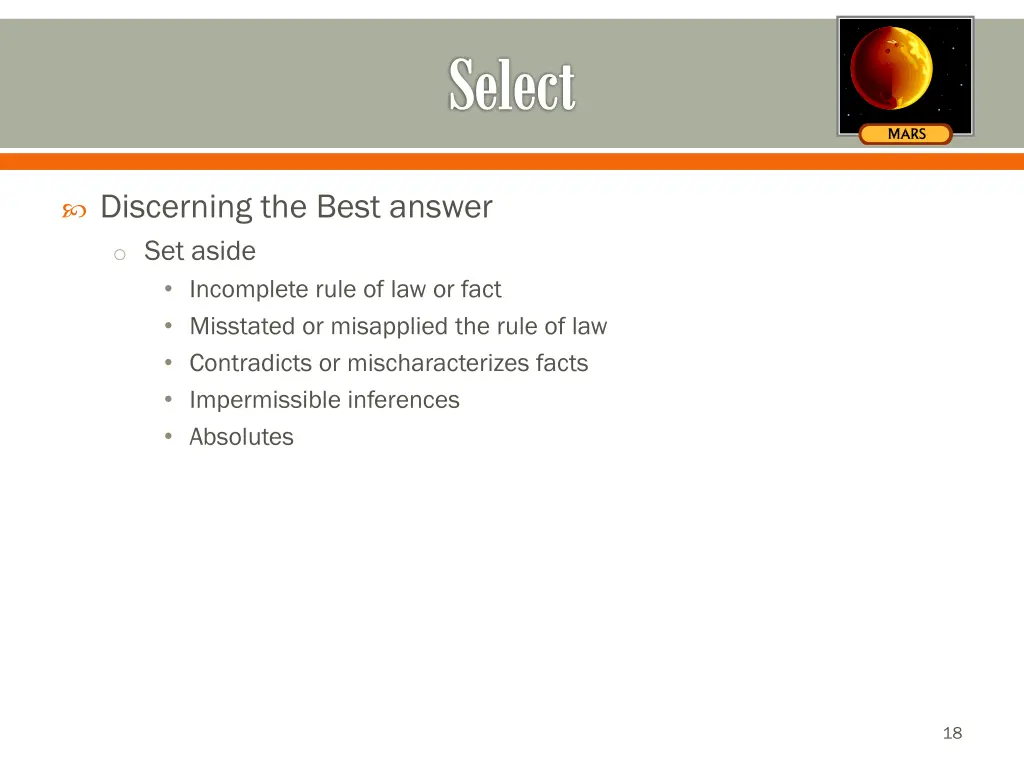 select