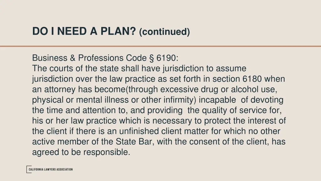 do i need a plan continued 2