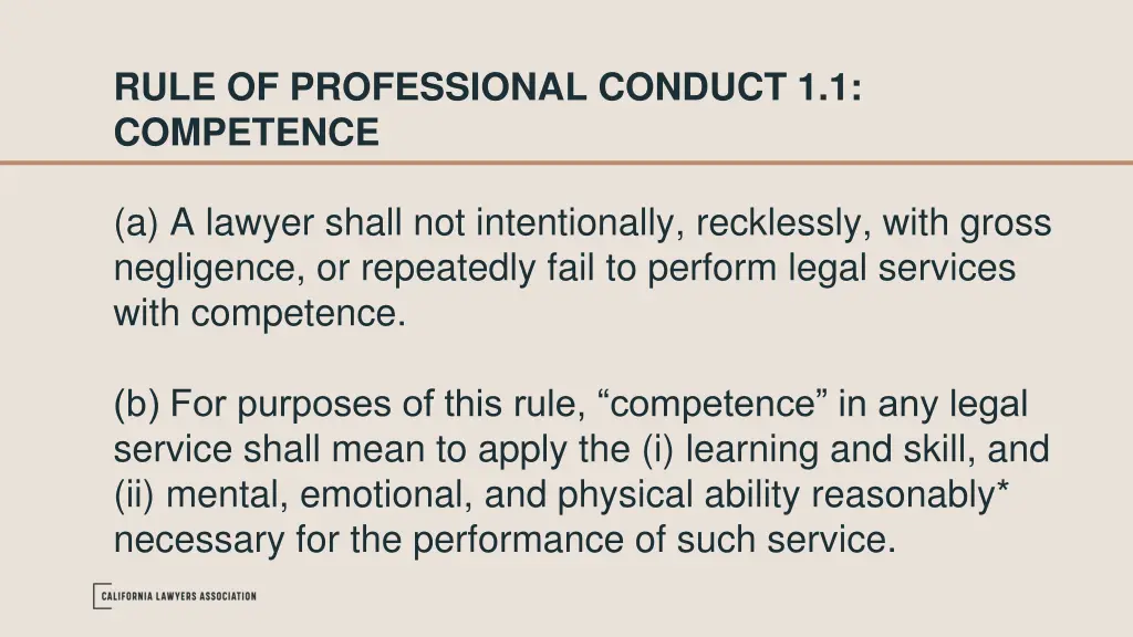 rule of professional conduct 1 1 competence