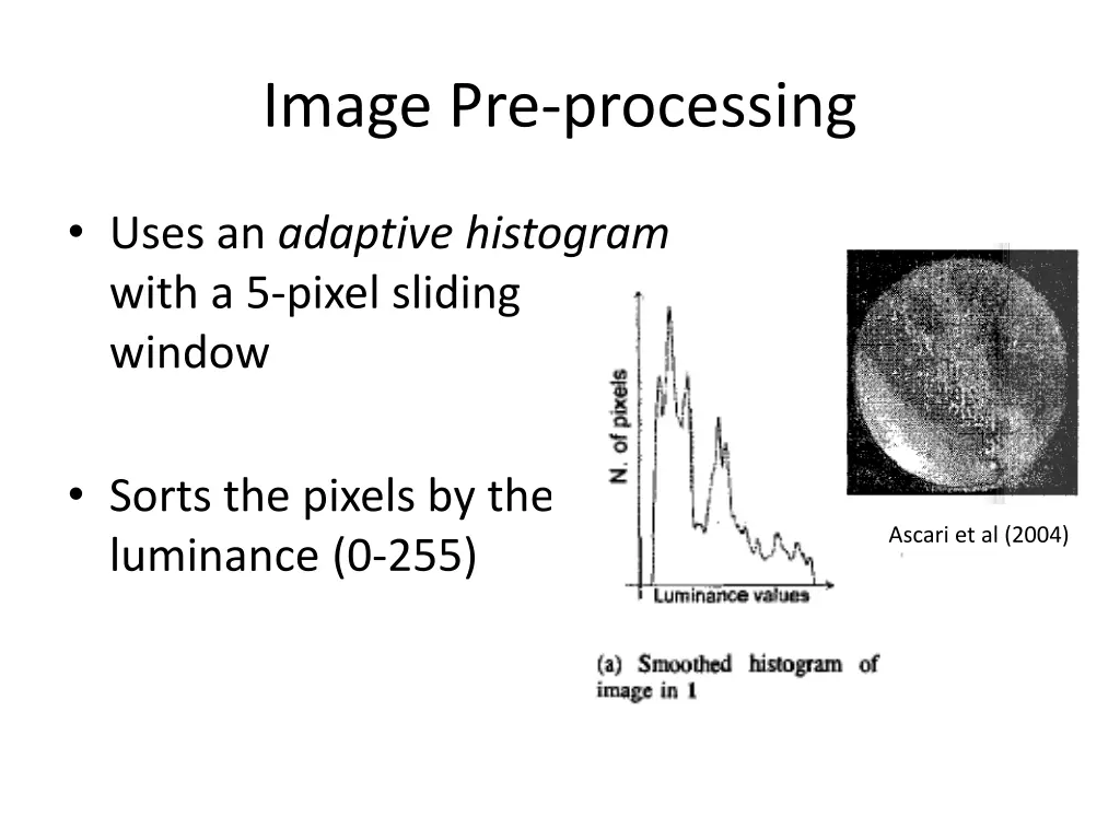 image pre processing