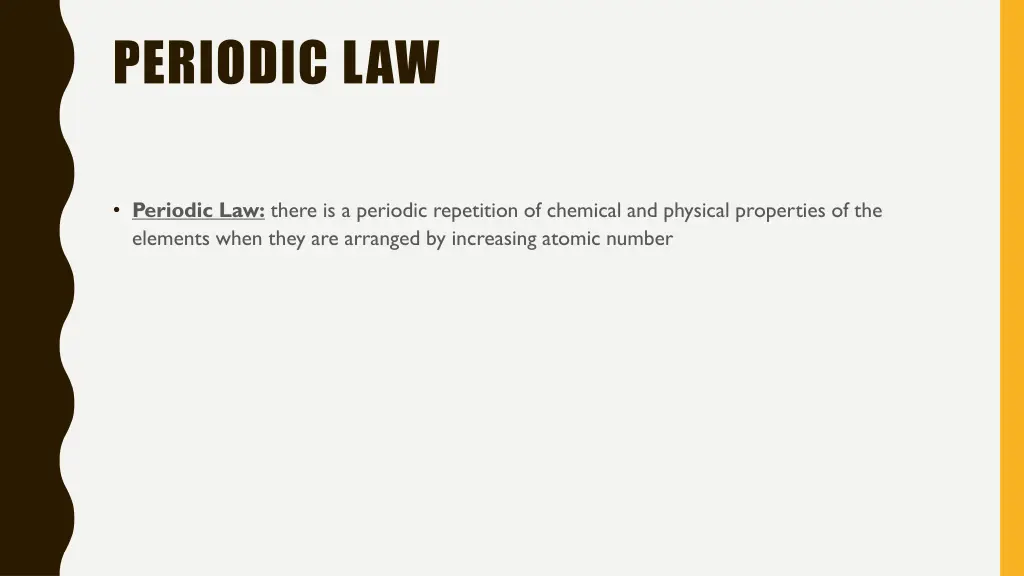periodic law