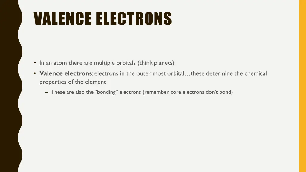 valence electrons