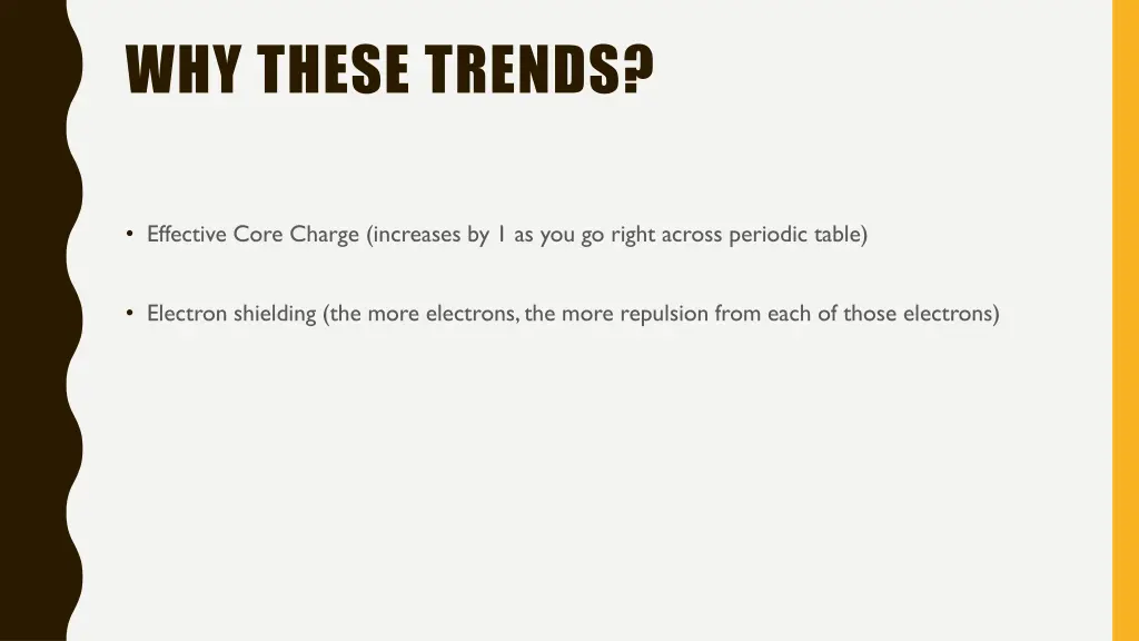 why these trends