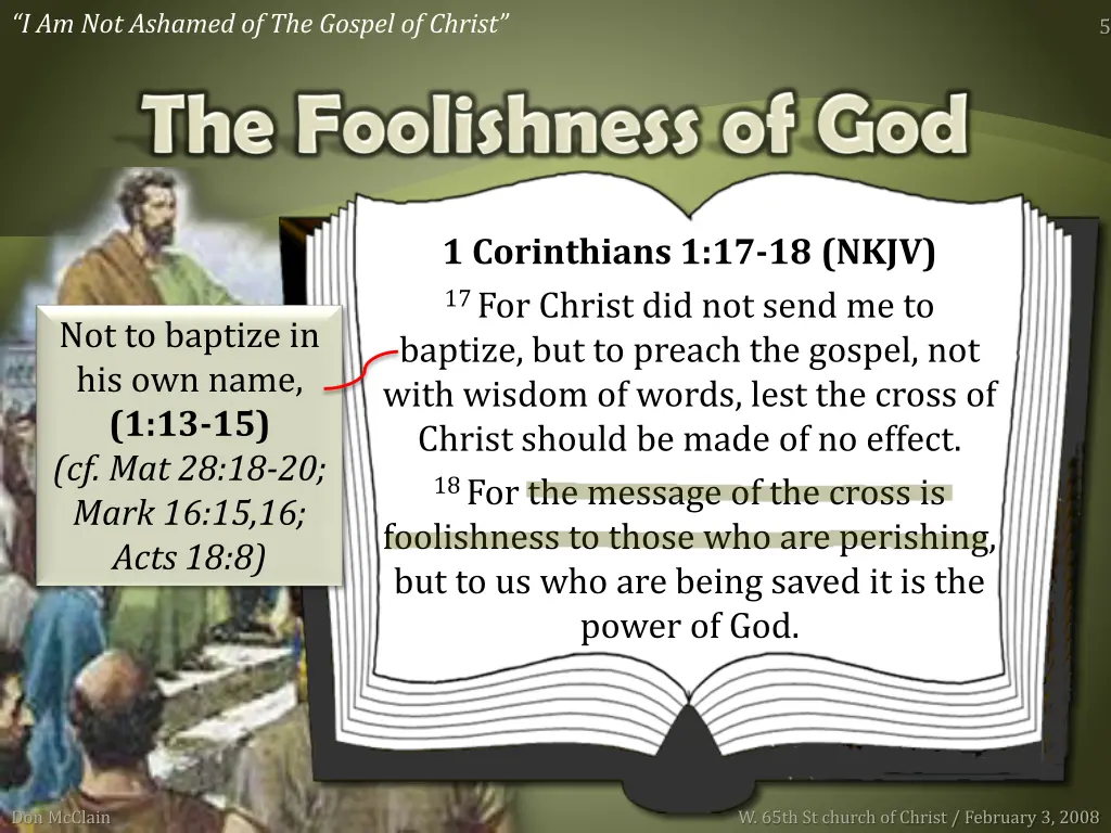 i am not ashamed of the gospel of christ 4