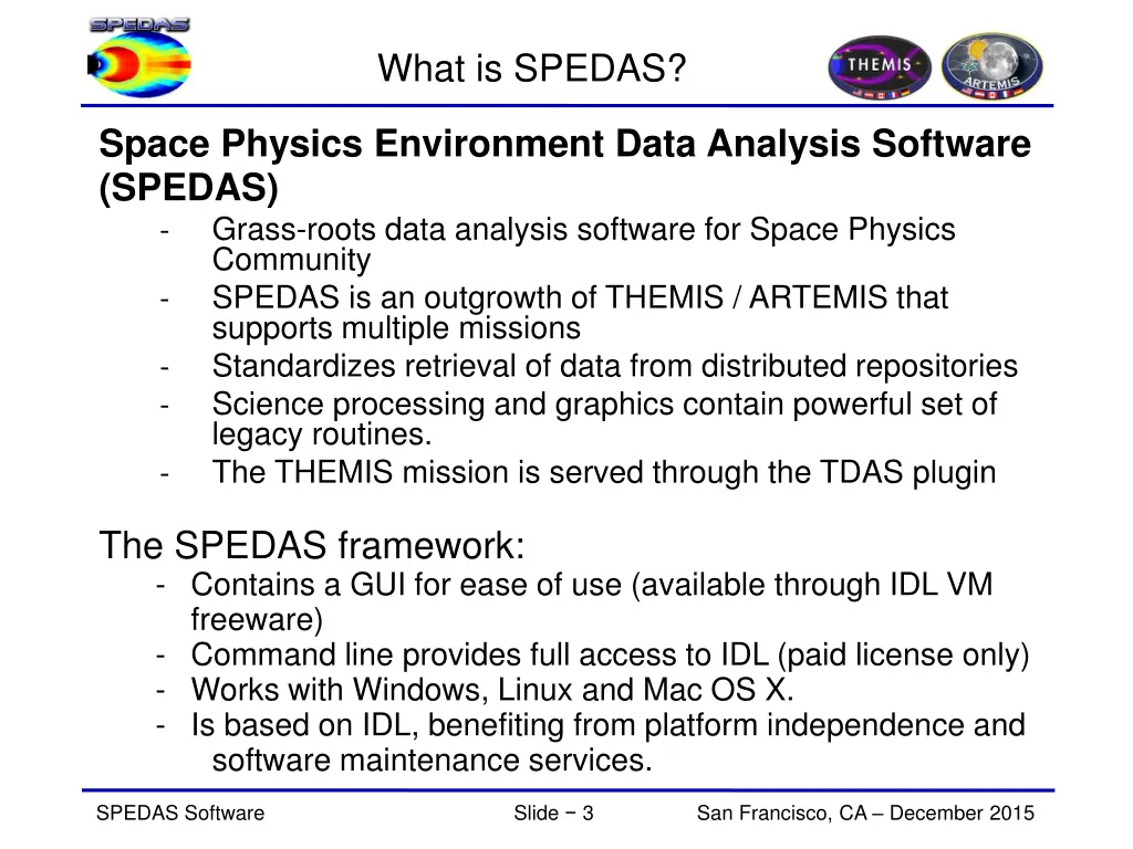 what is spedas