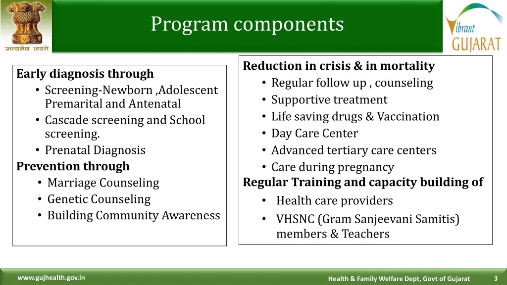 program components