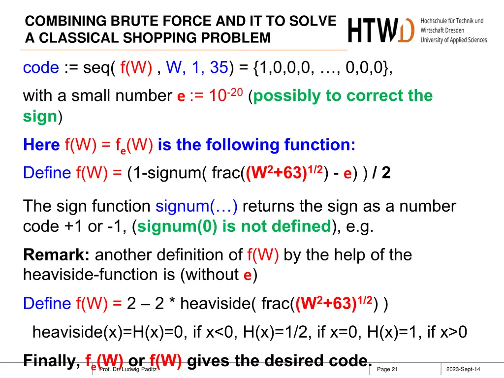 combining brute force and it to solve a classical 20