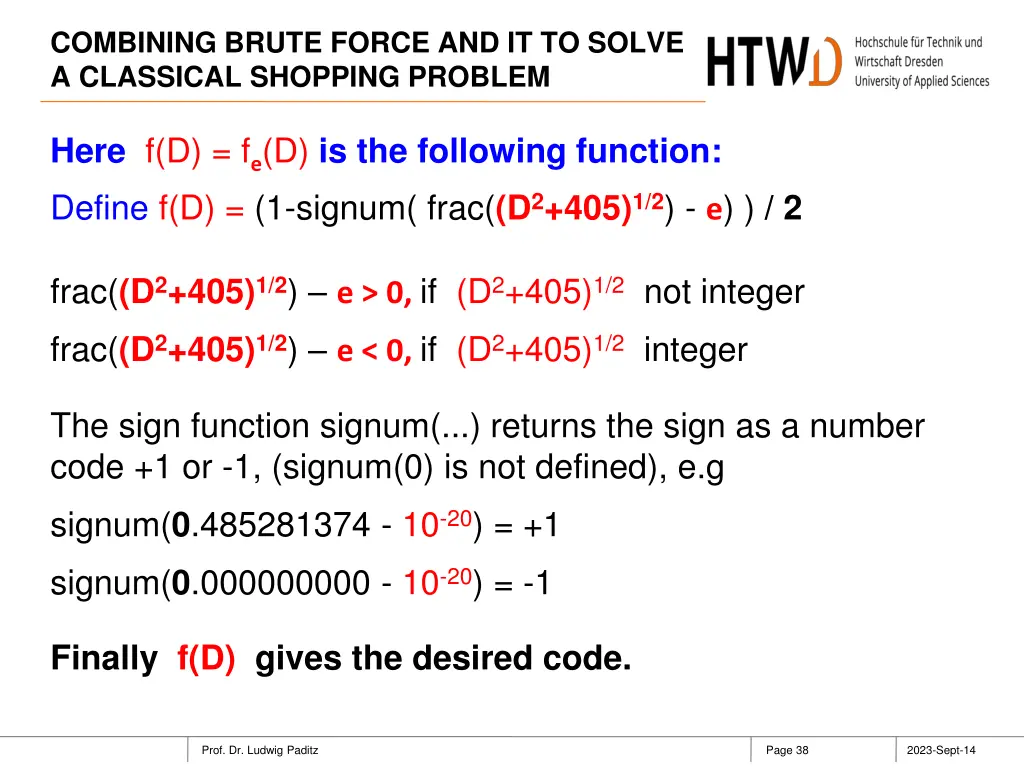 combining brute force and it to solve a classical 37