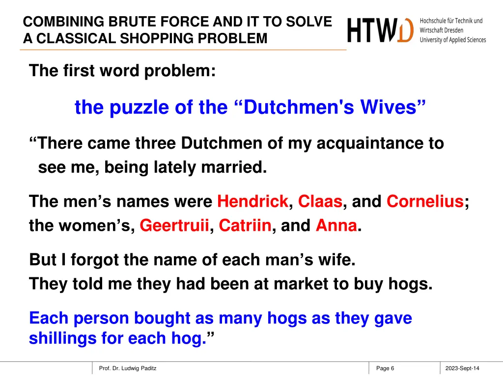 combining brute force and it to solve a classical 5
