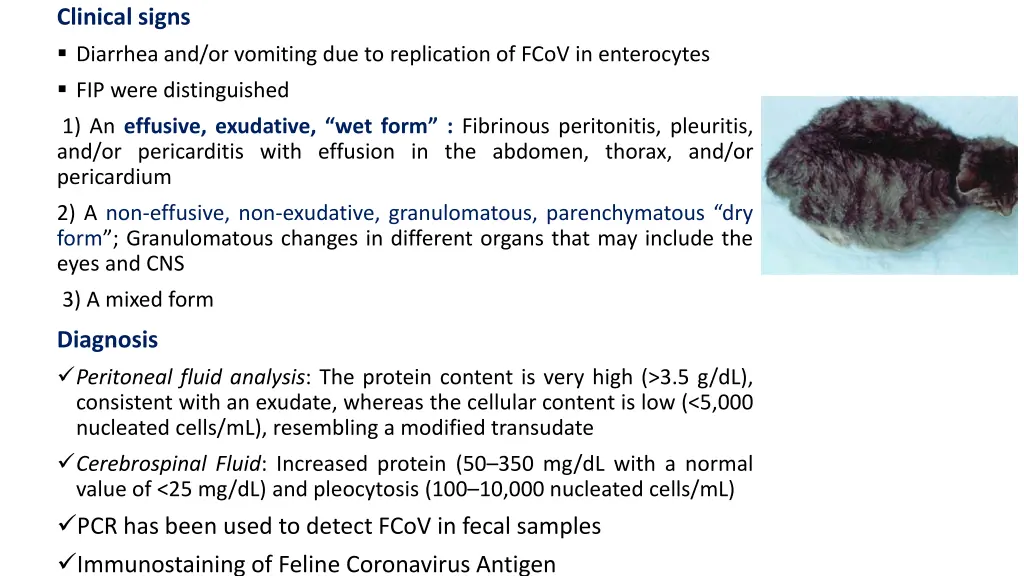 clinical signs diarrhea and or vomiting