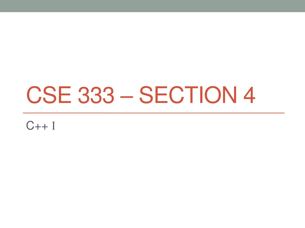cse 333 section 4