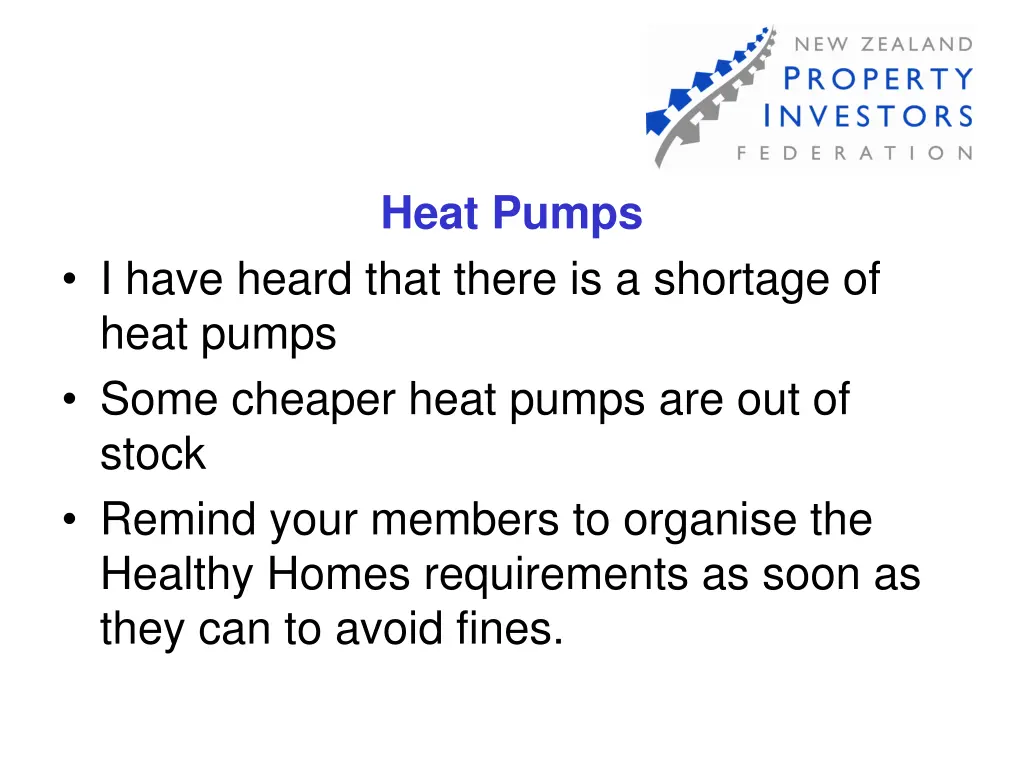 heat pumps