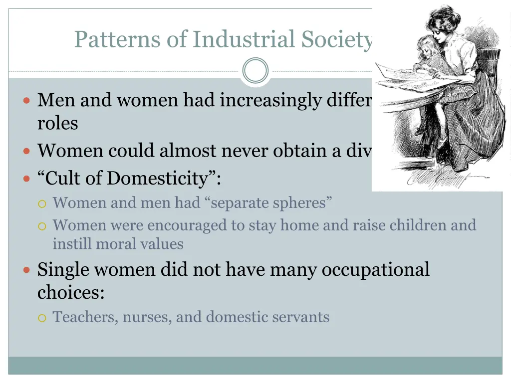 patterns of industrial society cont