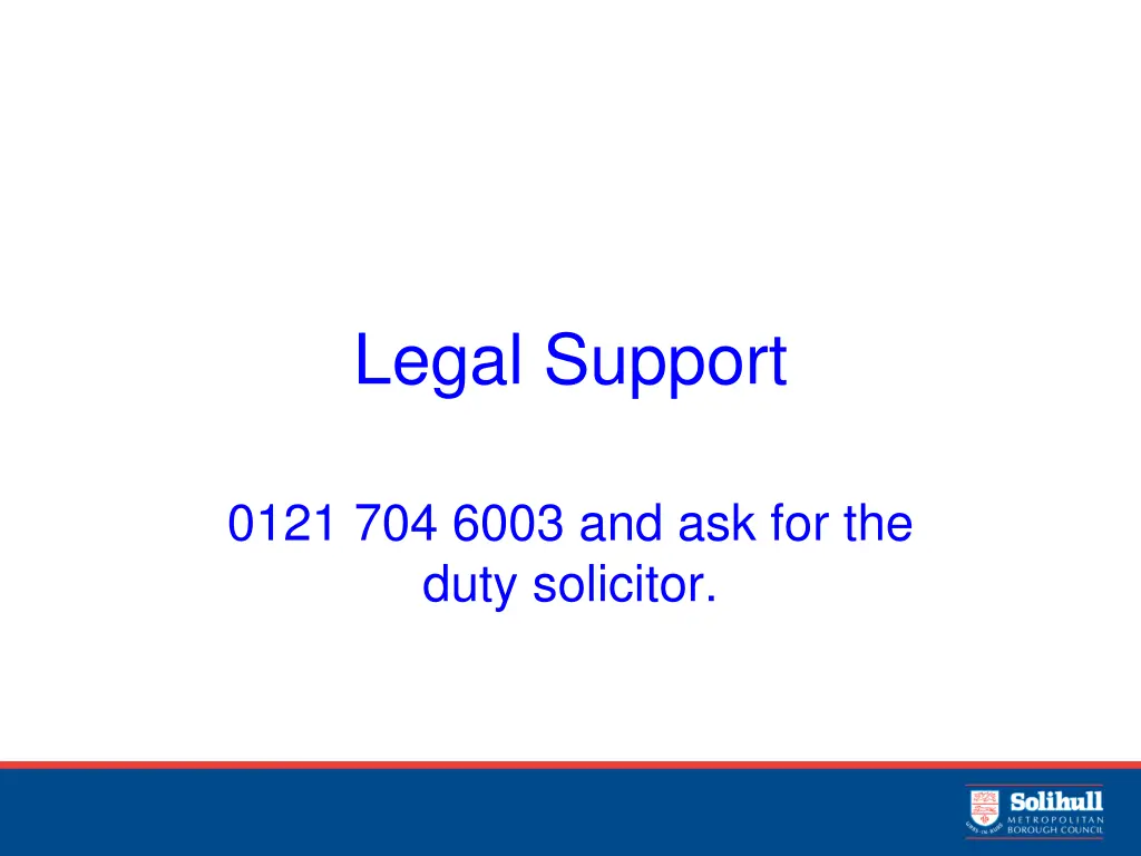 legal support