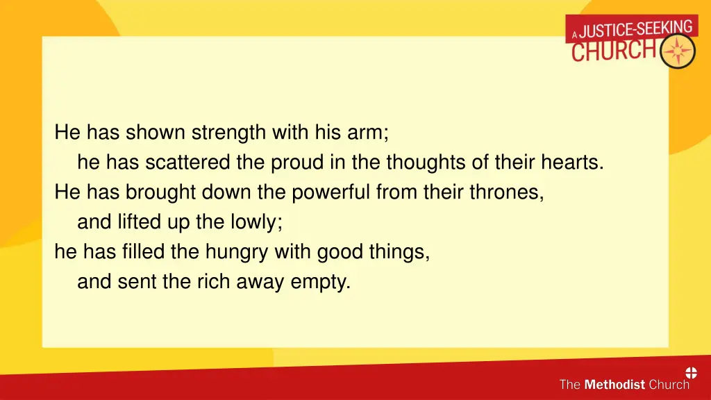 he has shown strength with