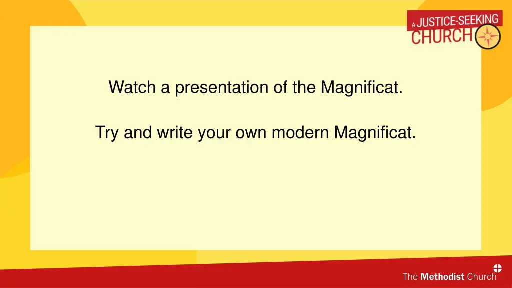 watch a presentation of the magnificat