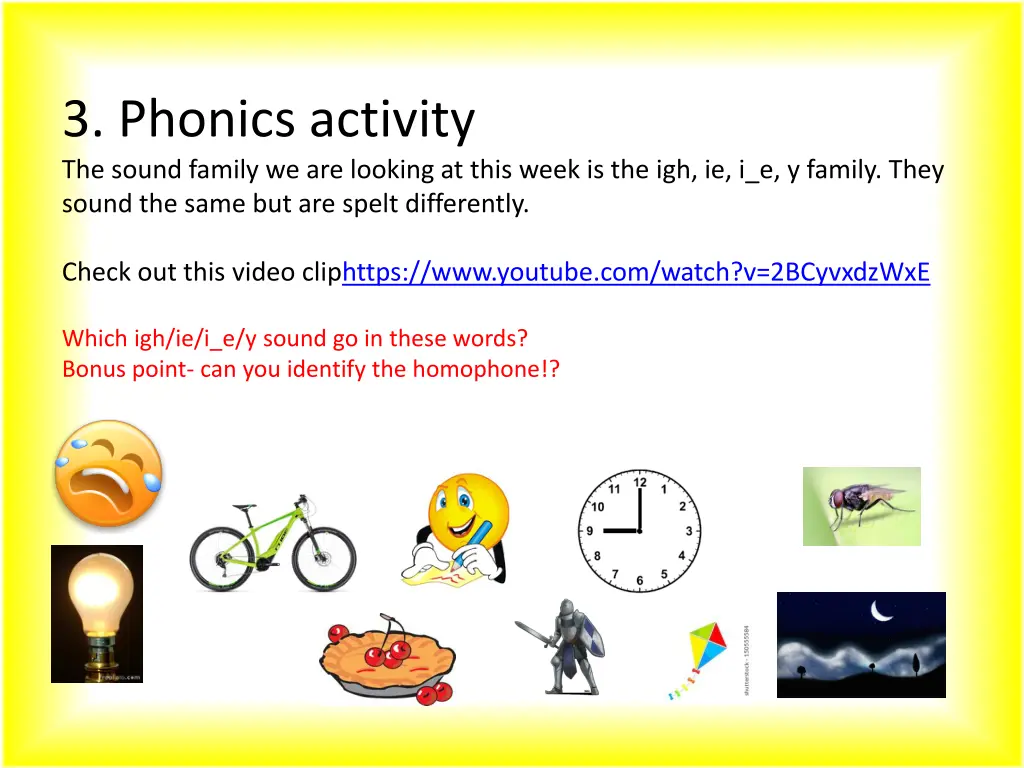 3 phonics activity the sound family