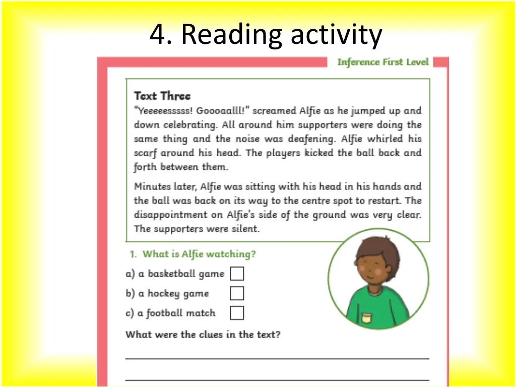 4 reading activity