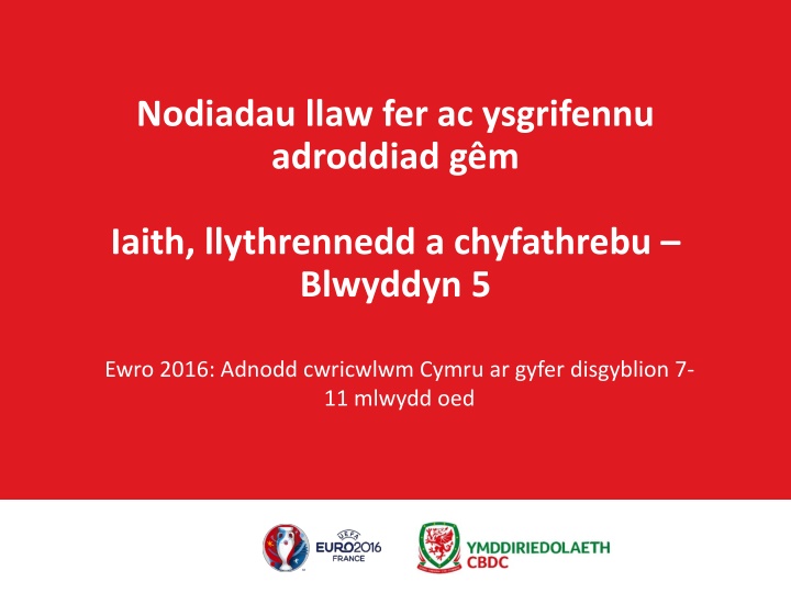 nodiadau llaw fer ac ysgrifennu adroddiad g m