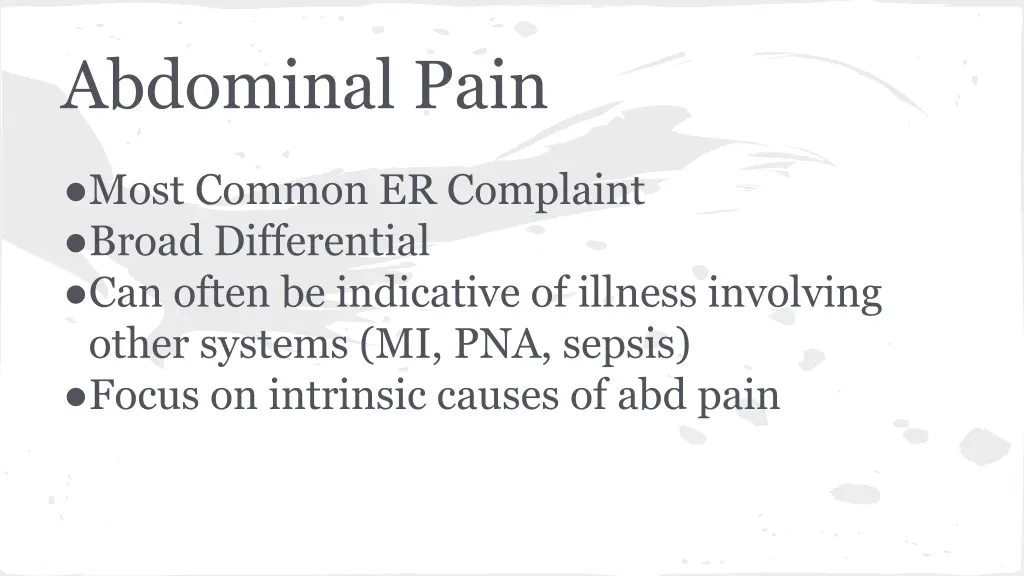 abdominal pain 1