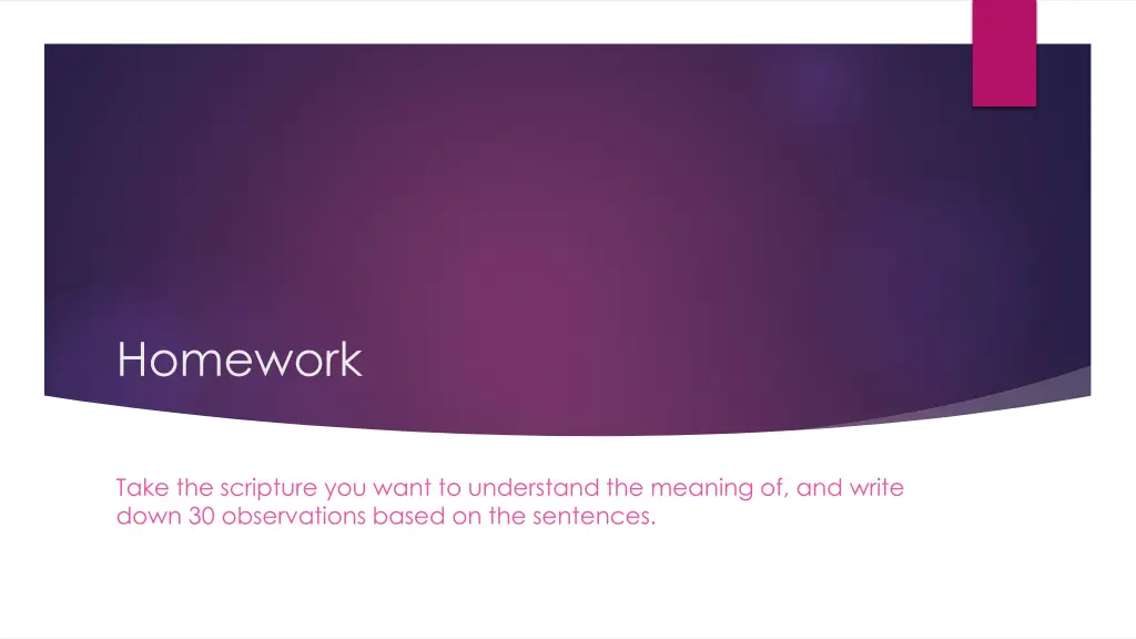 homework