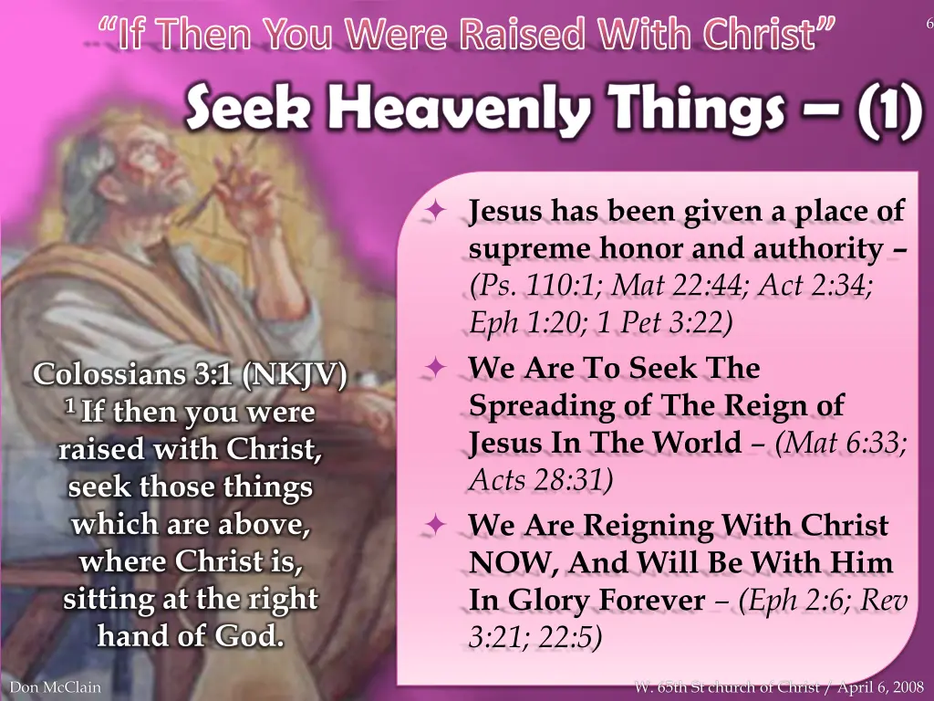 if then you were raised with christ 4
