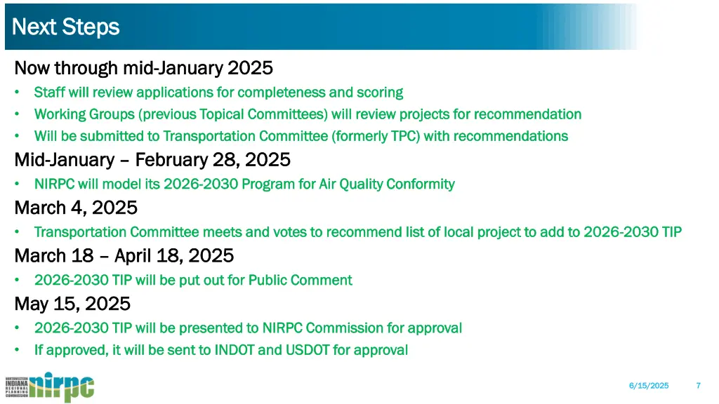 next steps next steps