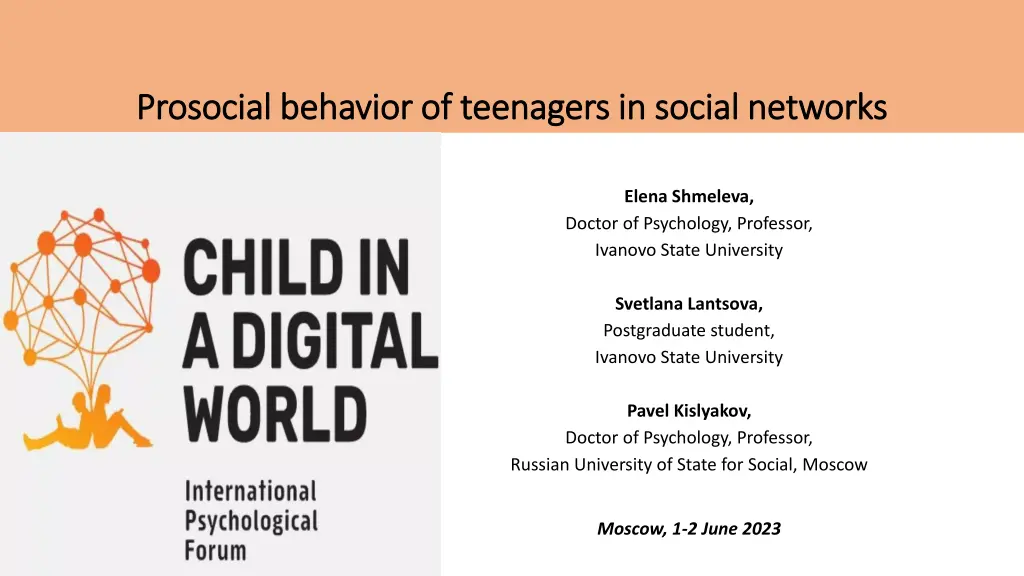 prosocial behavior of teenagers in social