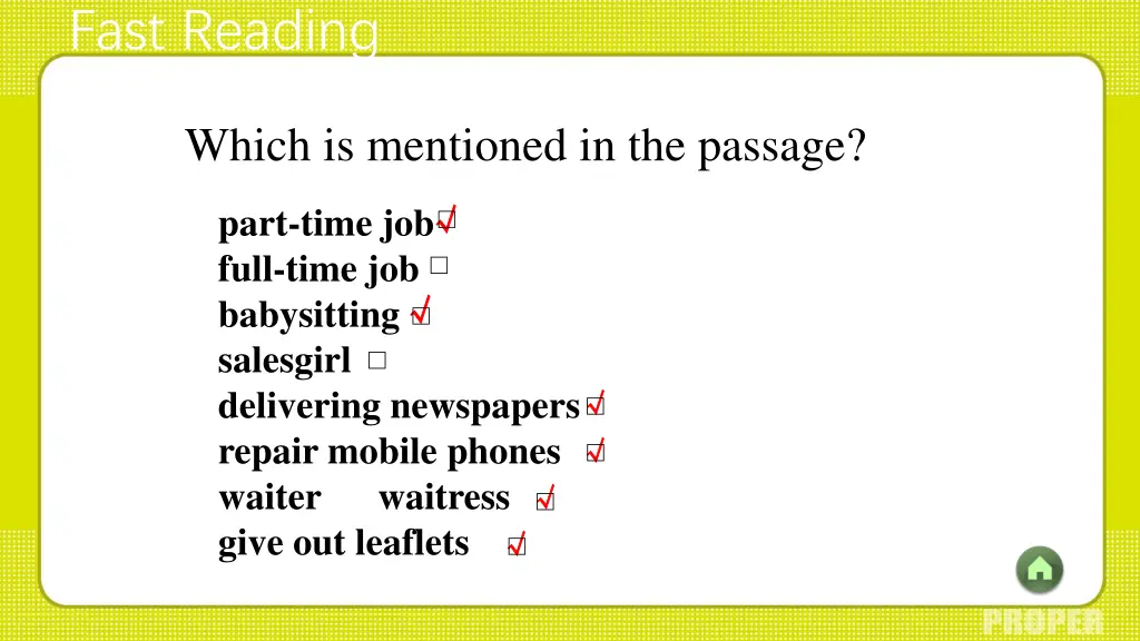 fast reading
