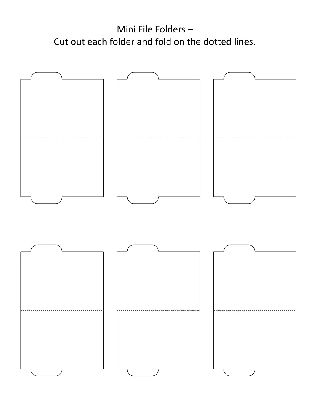 mini file folders