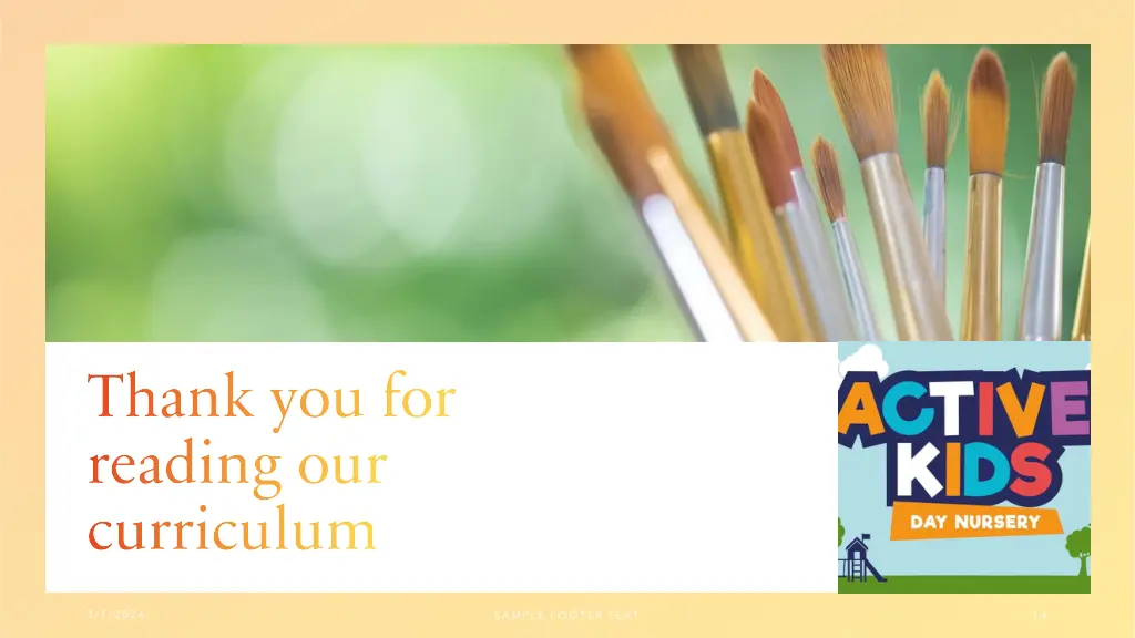 thank you for reading our curriculum