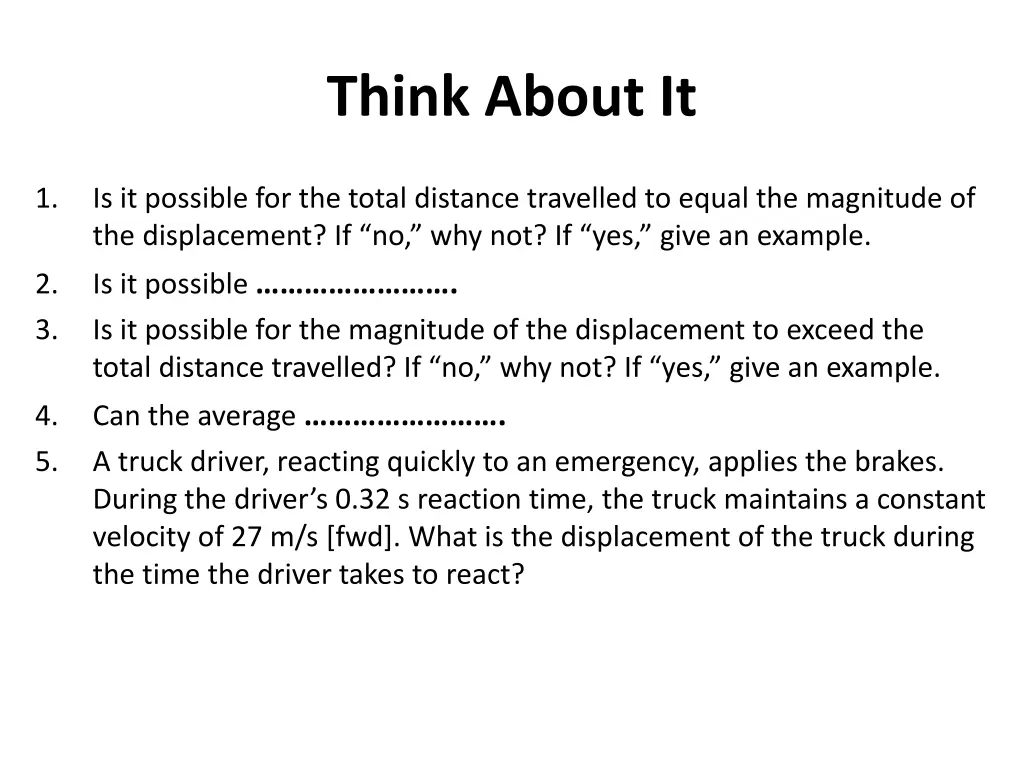 think about it