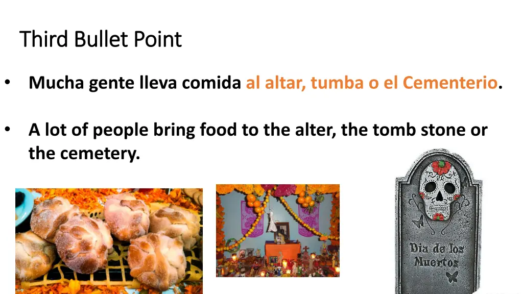 third bullet point third bullet point