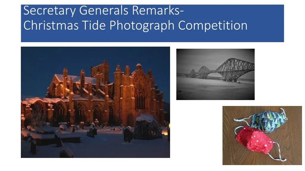 secretary generals remarks christmas tide