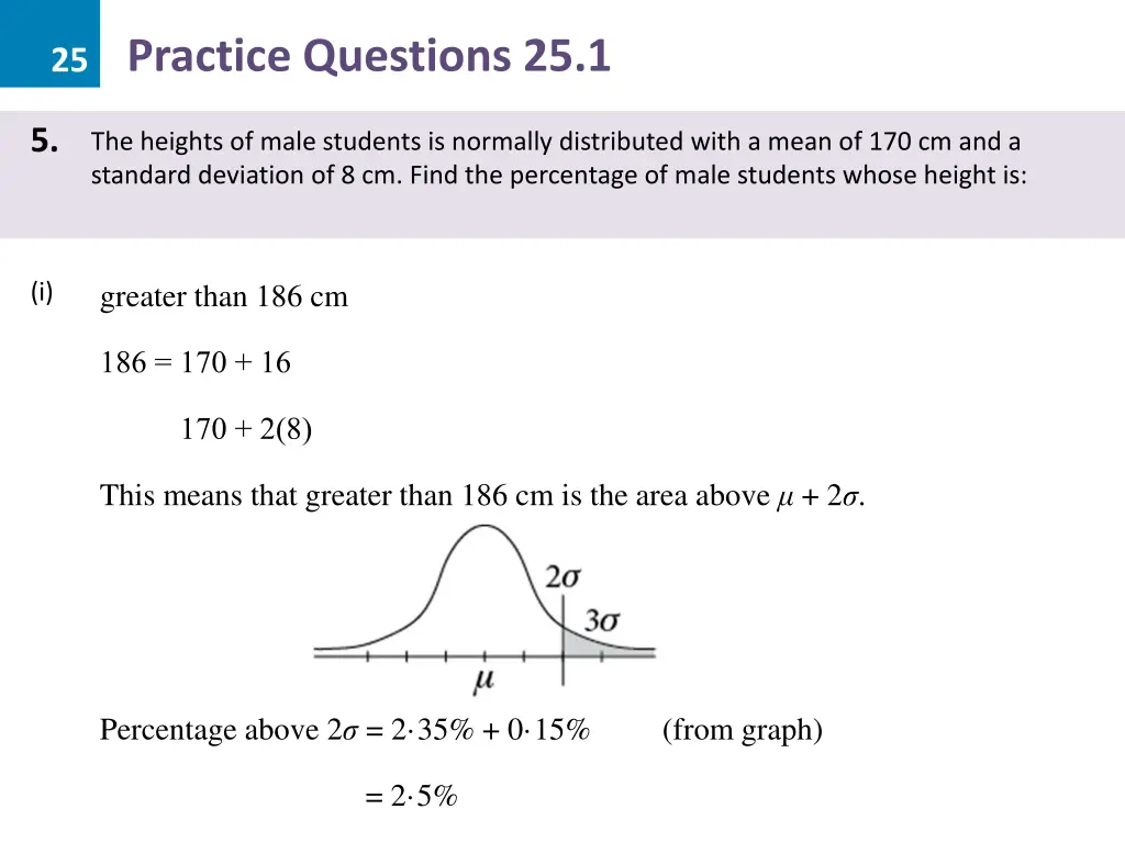 25 practice questions 25 1 15