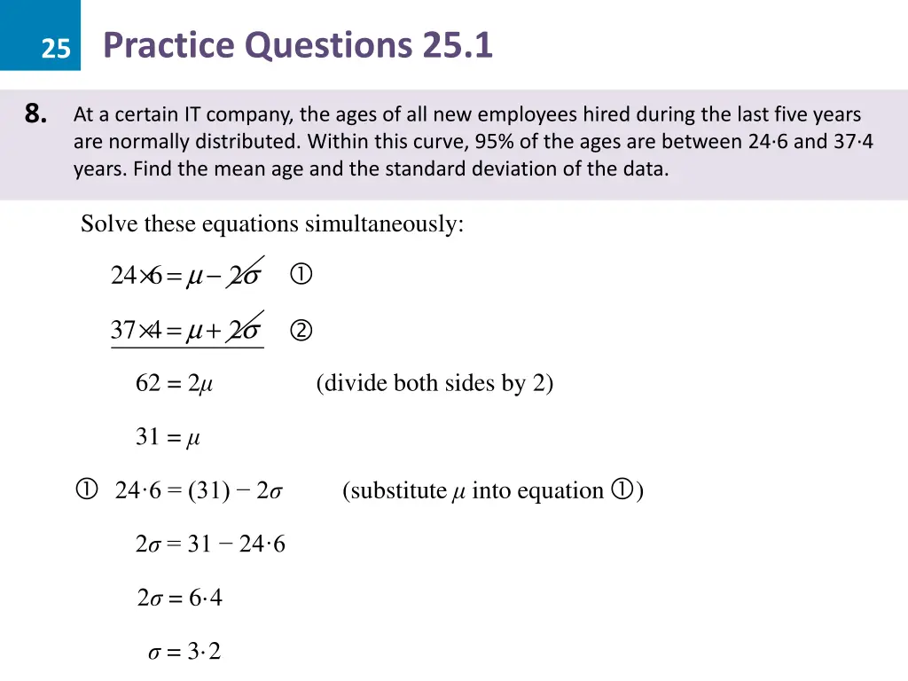25 practice questions 25 1 28