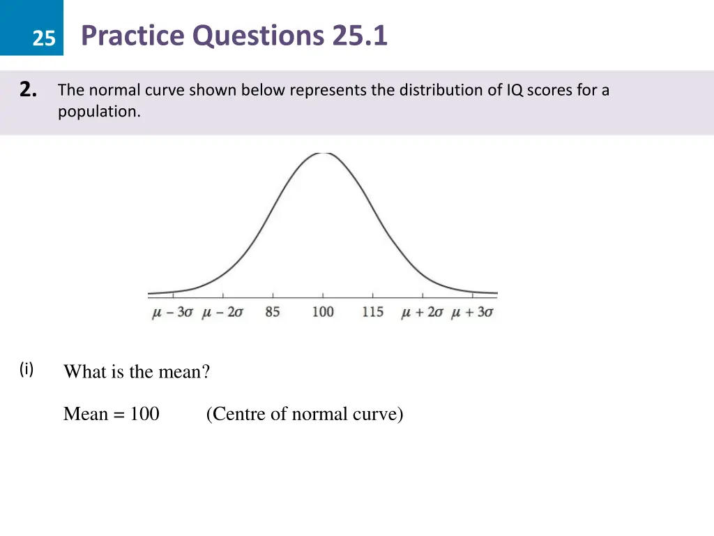 25 practice questions 25 1 4