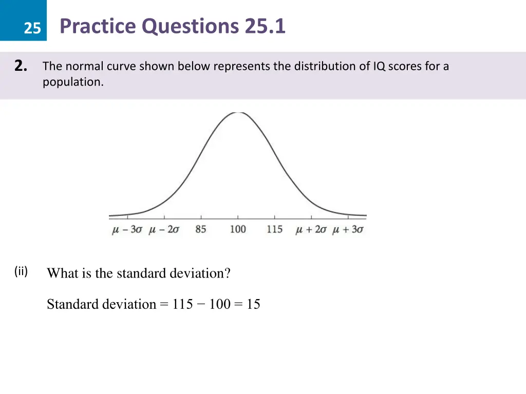 25 practice questions 25 1 5