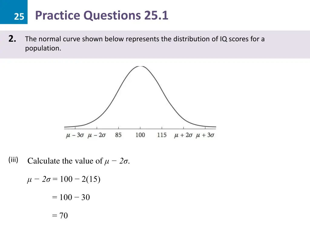 25 practice questions 25 1 6