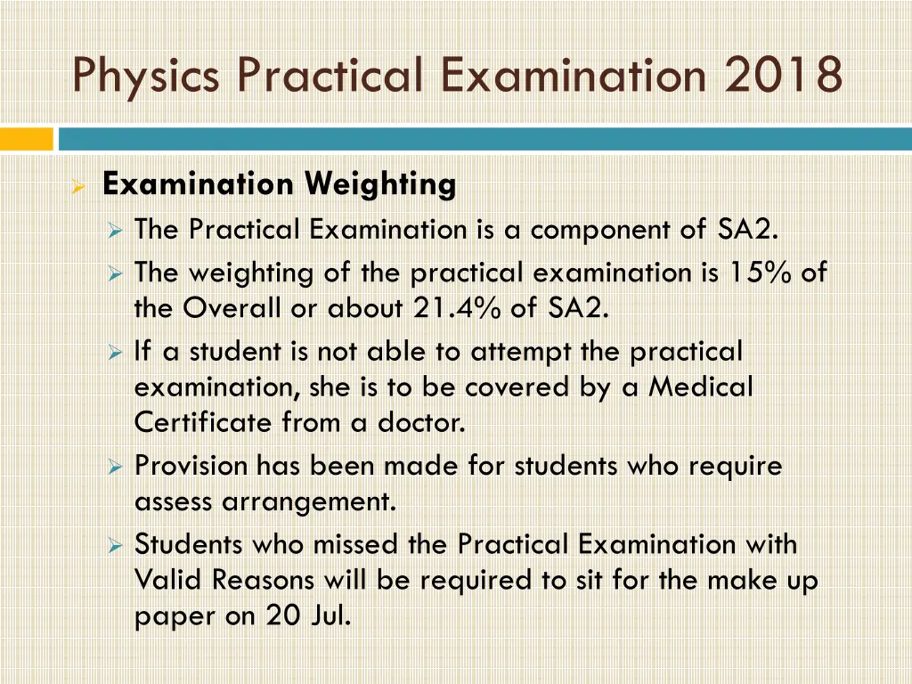 physics practical examination 2018 8