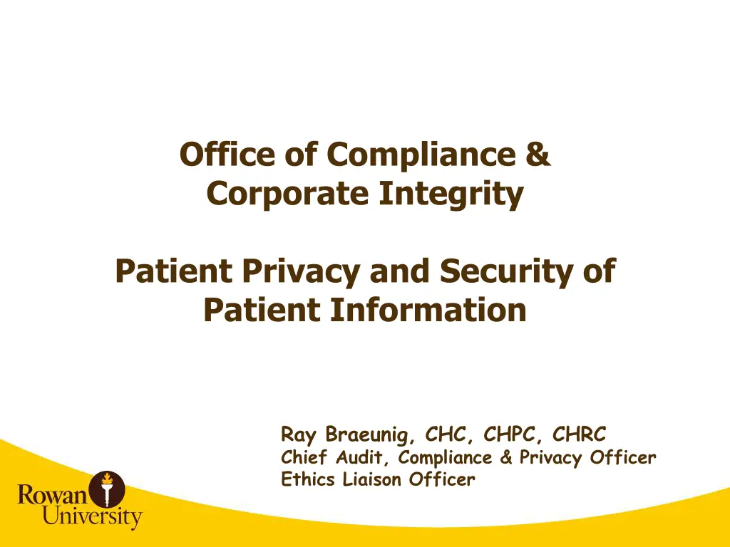 office of compliance corporate integrity