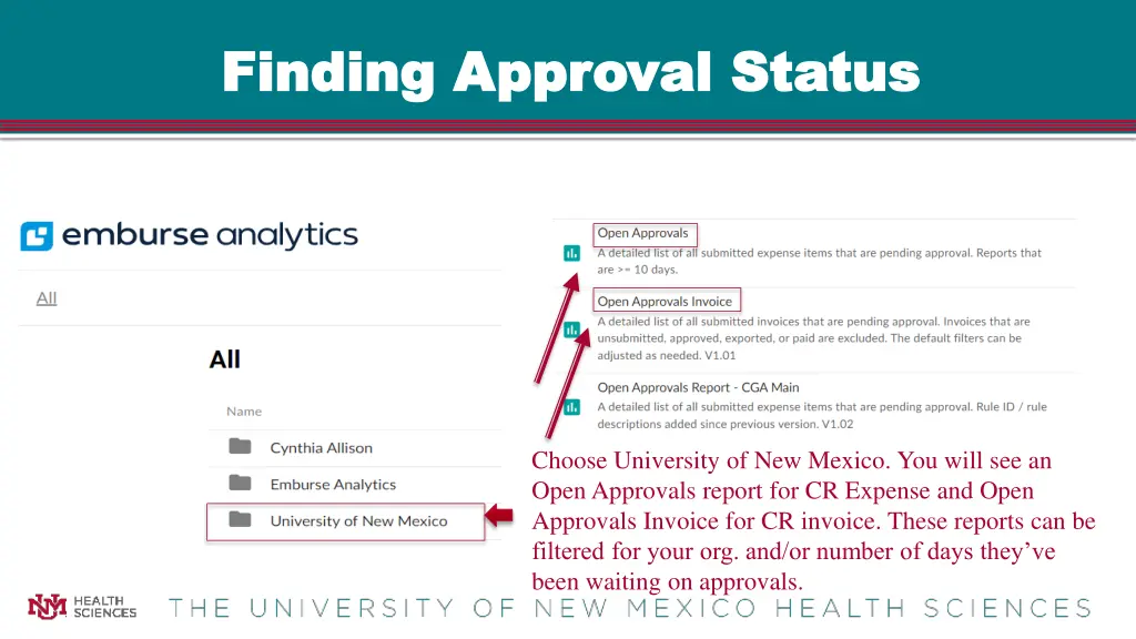 finding approval status finding approval status 1