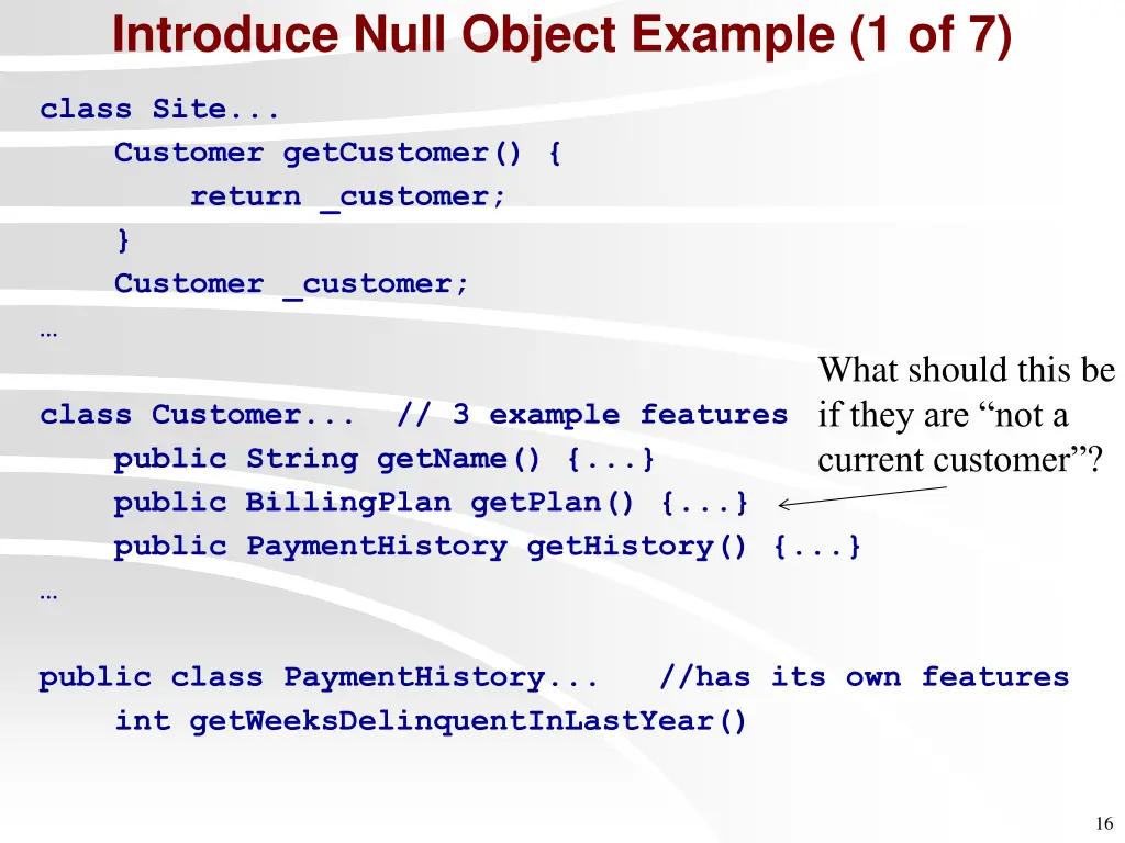 introduce null object example 1 of 7