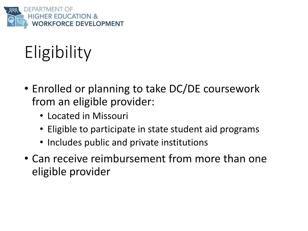eligibility