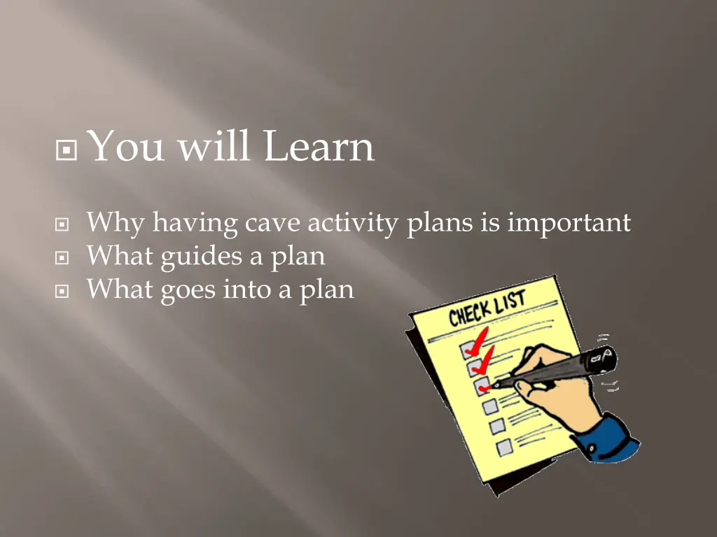 you will learn