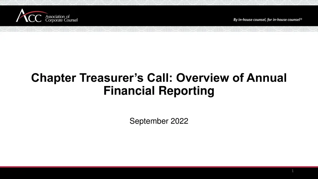 chapter treasurer s call overview of annual
