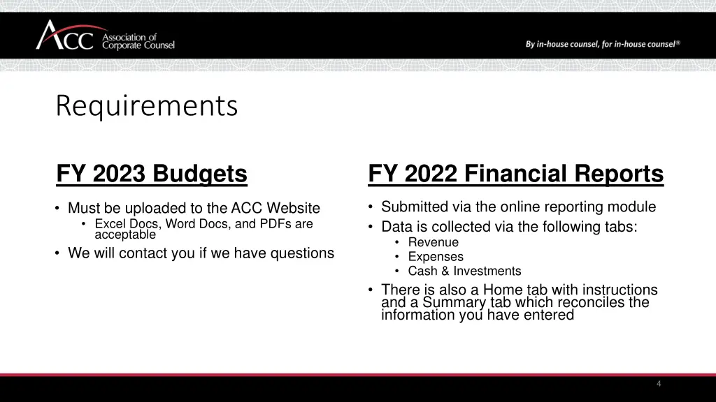requirements
