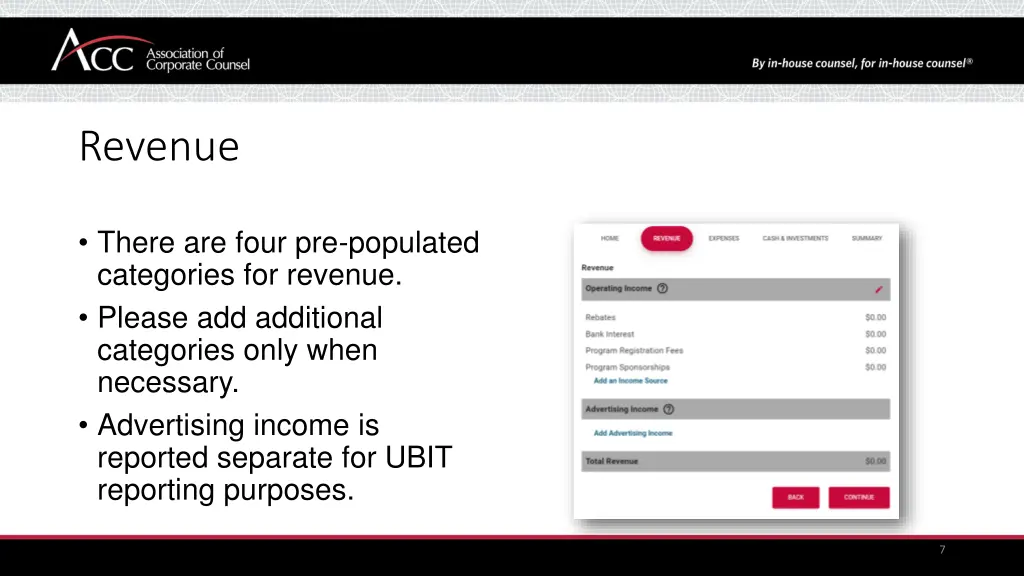 revenue